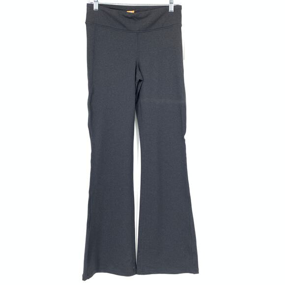 Lucy Perfect Core Pant Womens Size M Regular Powermax Flare Leg Dark Gray NEW - Picture 1 of 7